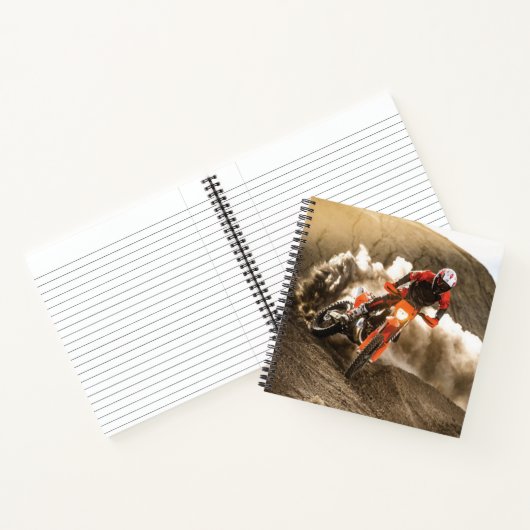 Motocross Rider Notitieboek (Binnen)