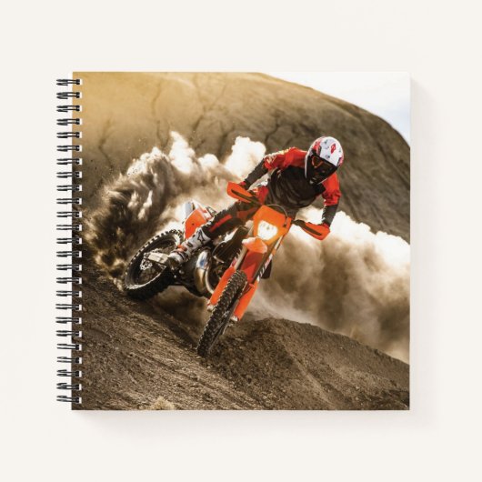Motocross Rider Notitieboek (Voorkant)