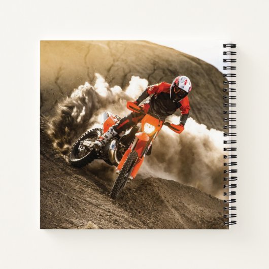 Motocross Rider Notitieboek (Achterkant)