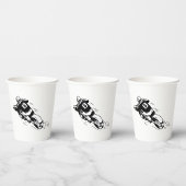 Motocross Rider Papieren Bekers