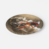 Motocross Rider Papieren Bordje (Gekanteld)