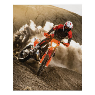 Motocross Rider Perfect Poster