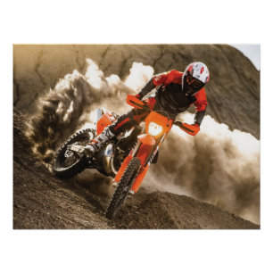 Motocross Rider Perfect Poster