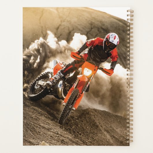 Motocross Rider Planner (Achterkant)