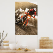 Motocross Rider Poster (Keuken)