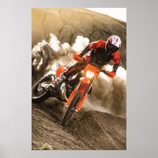 Motocross Rider Poster (Voorkant)