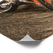 Motocross Rider Poster (Hoek)