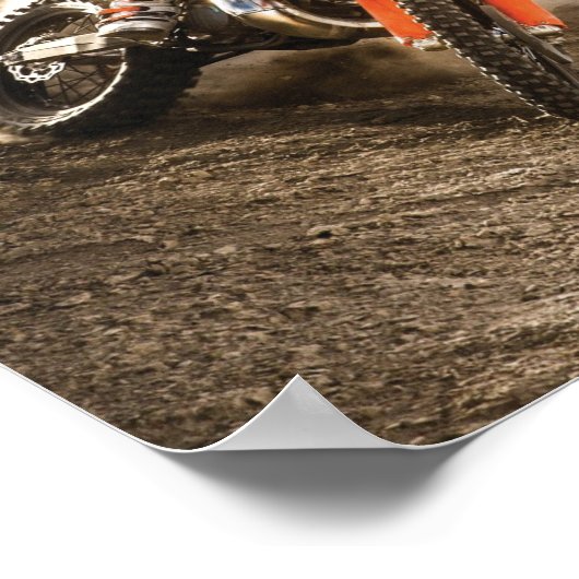 Motocross Rider Poster (Hoek)