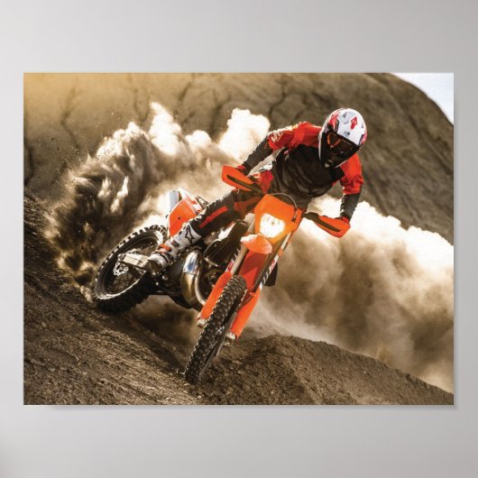 Motocross Rider Poster (Voorkant)