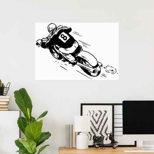 Motocross Rider Poster