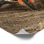 Motocross Rider Poster (Hoek)