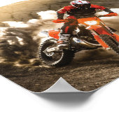 Motocross Rider Poster (Hoek)
