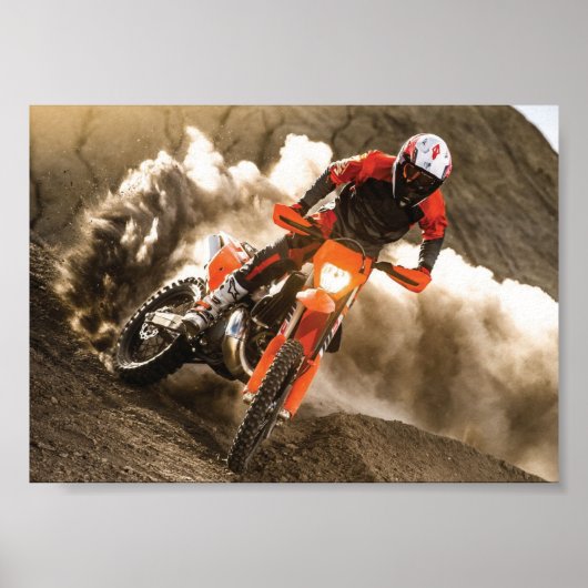 Motocross Rider Poster (Voorkant)