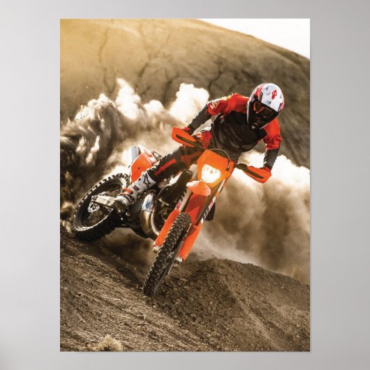 Motocross Rider Poster (Voorkant)