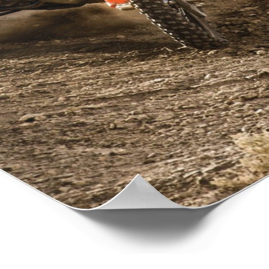 Motocross Rider Poster (Hoek)