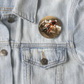 Motocross Rider Ronde Button 5,7 Cm (In situ)