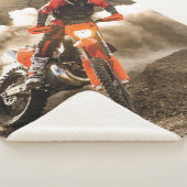 Motocross Rider Sherpa Deken (3/4)