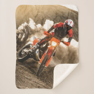 Motocross Rider Sherpa Deken