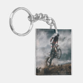 Motocross Rider Sleutelhanger (Voorkant Links)