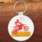 Motocross Rider Sleutelhanger (Voorkant)