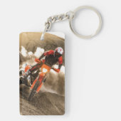Motocross Rider Sleutelhanger (achterkant)