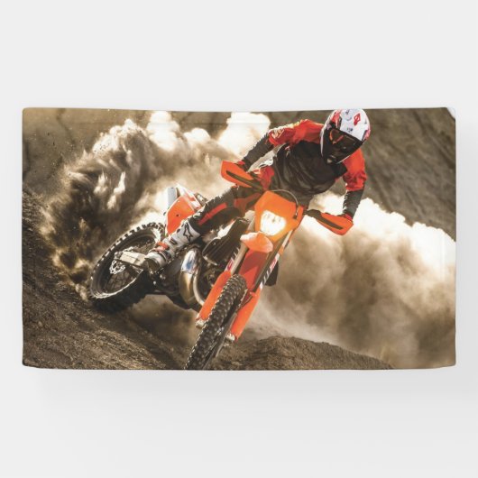 Motocross Rider Spandoek (Horizontaal)