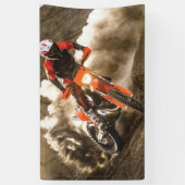 Motocross Rider Spandoek (Verticaal)