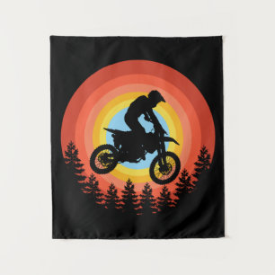 MOTOCROSS RIDER  SUNSET WANDKLEED