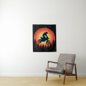 MOTOCROSS RIDER SUNSET WANDKLEED (In situ)