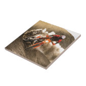 Motocross Rider Tegeltje (Zijkant)