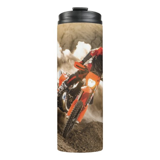 Motocross Rider Thermosbeker (Voorkant)