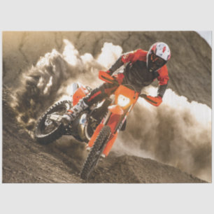 Motocross Rider Tissuepapier