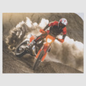 Motocross Rider Tissuepapier (Voorkant)