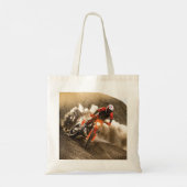 Motocross Rider Tote Bag (Achterkant)