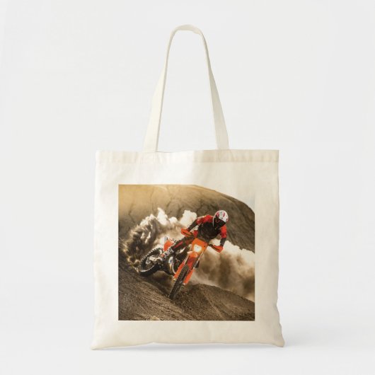 Motocross Rider Tote Bag (Voorkant)