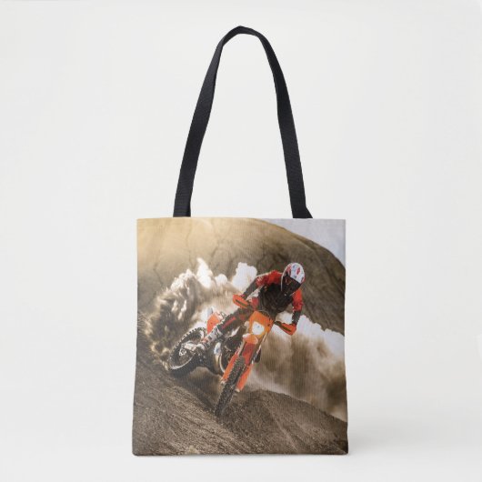 Motocross Rider Tote Bag (Voorkant)
