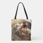 Motocross Rider Tote Bag (Achterkant)