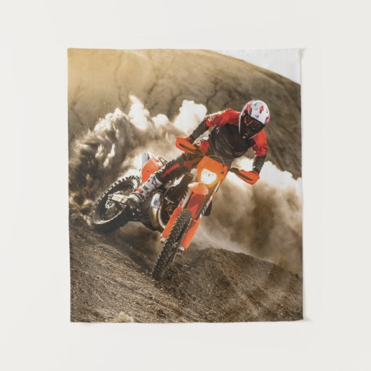 Motocross Rider Wandkleed (Voorkant)