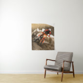 Motocross Rider Wandkleed (In situ)