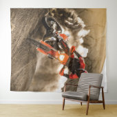 Motocross Rider Wandkleed (In Situ (horizontaal))