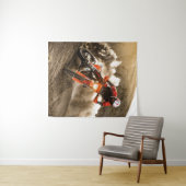 Motocross Rider Wandkleed (In Situ (horizontaal))