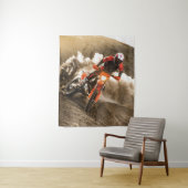 Motocross Rider Wandkleed (In situ)