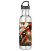 Motocross Rider Waterfles (Voorkant)