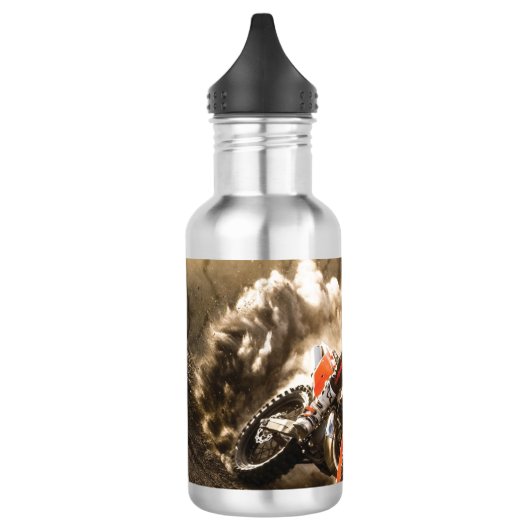 Motocross Rider Waterfles (Links)