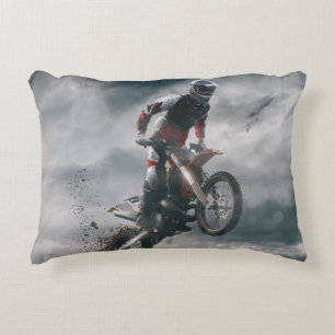Motocross rijder accent kussen