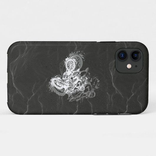 motocross rijder Case-Mate iPhone case (Achterkant (horizontaal))