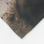 Motocross rijder fleece deken (Hoek)