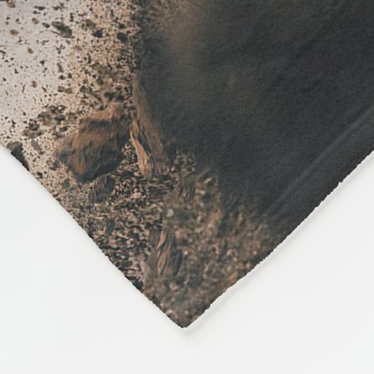 Motocross rijder fleece deken (Hoek)