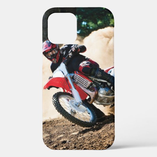 Motocross rijder gooit kussen Case-Mate iPhone case (Achterkant)
