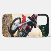 Motocross rijder gooit kussen Case-Mate iPhone case (Achterkant (horizontaal))